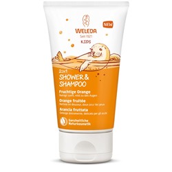Детский шампунь-гель для волос и тела Апельсин, 150 ml
