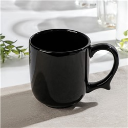 Кружка Доляна Coffee break, 380 мл, цвет чёрный