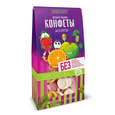 Жевательные конфеты "Ассорти" Детская серия 35гр
