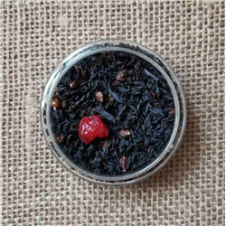 Чай черный "Шоколадная фантазия" Черный индийский чай с ягодами облепихи, вишни, бобов какао с ароматом шоколада и карамели.