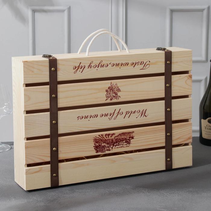 деревянные коробки под вино